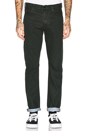 Nudie Jeans GREEN Fearless Freedie in Army Coated REVOLVE