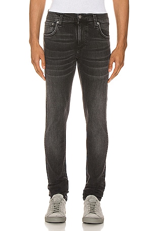 Nudie Jeans Tight Terry in Black Treats REVOLVE