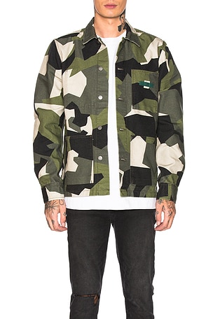 Nudie Jeans GREEN Paul Camo Jacket in Swedish Camo REVOLVE