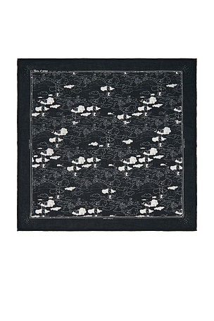 Nudie Jeans Ingrid Drift Away Bandana in Black