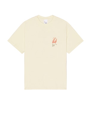 Nudie Jeans Koffe Fails Tee in Ivory. Size S. Also