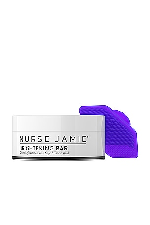 Brightening Bar & Exfolibrush Silicone Facial Brush Nurse Jamie