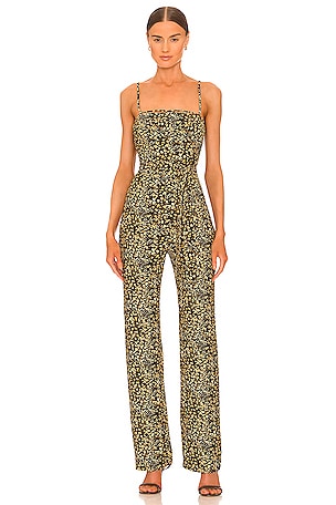 MOTHER The Zippy Ankle Jumpsuit in Oopsie Daisy
