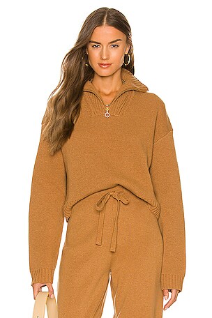 NANUSHKA 売れ筋商品|||ナヌーシュカ ニット&セーター アウター レディース Sweaters Beige Nanushka Kira Sweater in Camel | REVOLVE