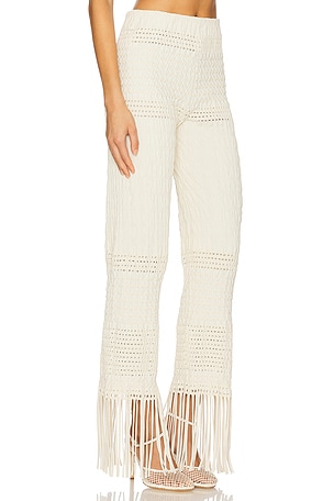 Nanushka Miciel Pants in Cream