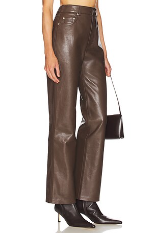 Nanushka Seldes Pant in Chocolate