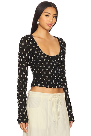 Nanushka Jylan Top in Black. Size S. Also