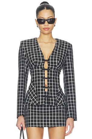 Large Check Suiting Blazer Naked Wardrobe