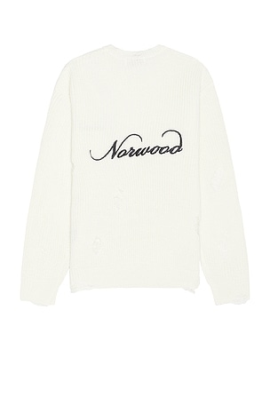 Distressed Logo Sweater Norwood