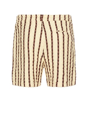 OAS Tartufo Porto Waffle Shorts in Cream
