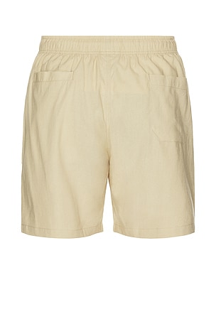 OAS Linen Shorts in Beige. Size XL/1X. Also