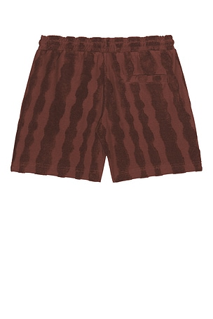 OAS Totem Terry Shorts in Red