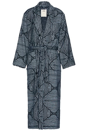 OAS Longo Robe in Blue