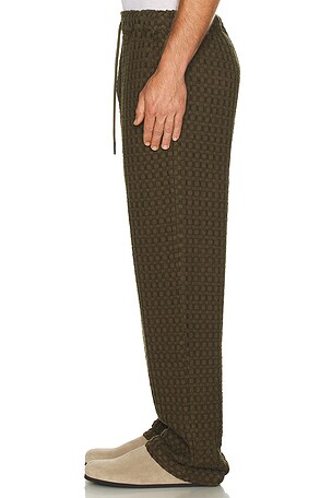 OAS Ayora Waffle Pants in Olive