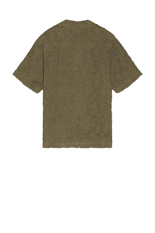 OAS Pine Verve Palmer Crochet Shirt in Green