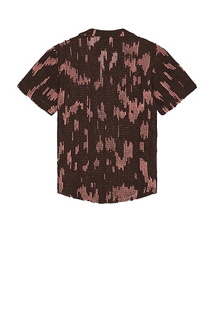 OAS Brink Cuba Crochet Shirt in Brown
