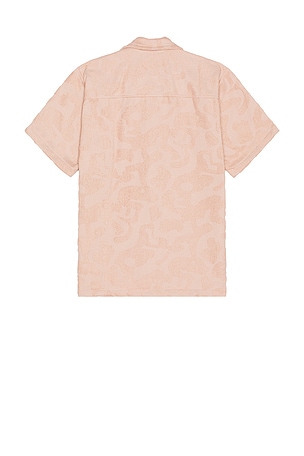 OAS Blush Puzzlotec Cuba Terry Shirt in Blush