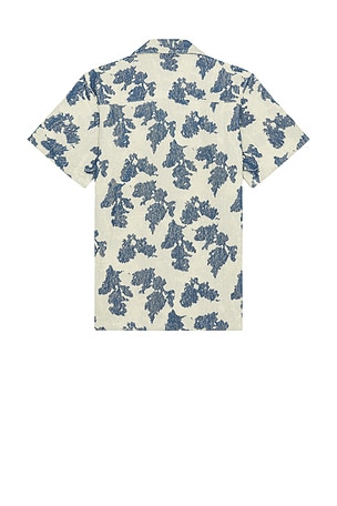 OAS Sail Contraste Cuba Terry Shirt in Beige. Size XL/1X. Also