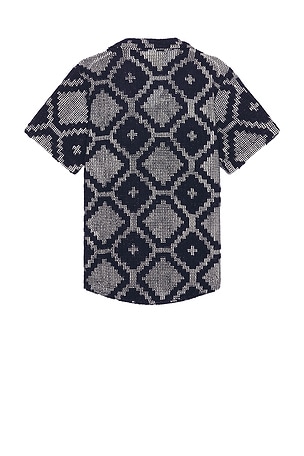 OAS Trastevere Cuba Crochet Shirt in Navy. Size S. Also