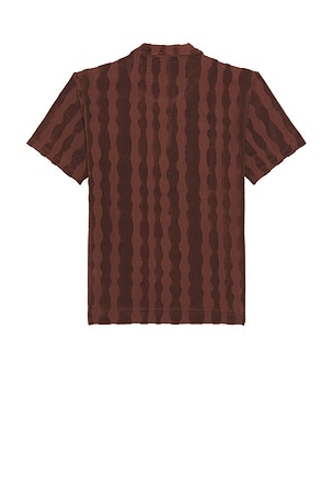 OAS Totem Polo Terry Shirt in Red. Size XL/1X. Also