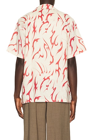 OAS Tribalo Cuba Shirt in Red