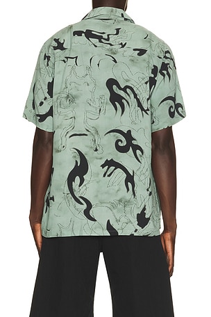 OAS Guardo Rocco Shirt in Green. Size L. Also