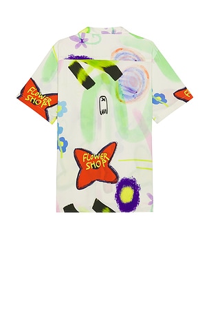 OAS Flower Shop Viscose Shirt in Ivory