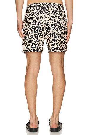 OAS Leo Swim Shorts in Tan