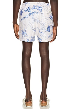 OAS Romantique Swim Shorts in Blue