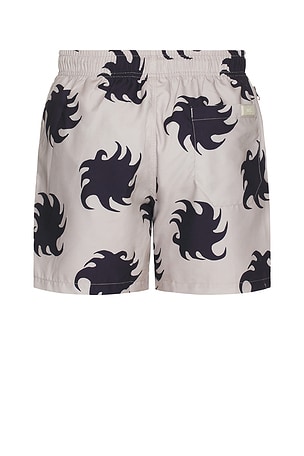 OAS Gravel Ember Swim Shorts in Light Grey