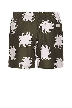 OAS Pine Ember Swim Shorts in Olive