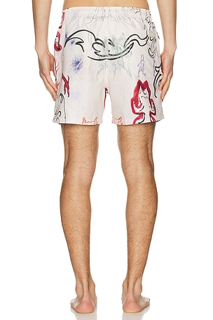 OAS Paradox Swim Shorts in Cream