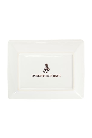 ONE OF THESE DAYS Till The Last Leaf Shall Fall Catchall in White