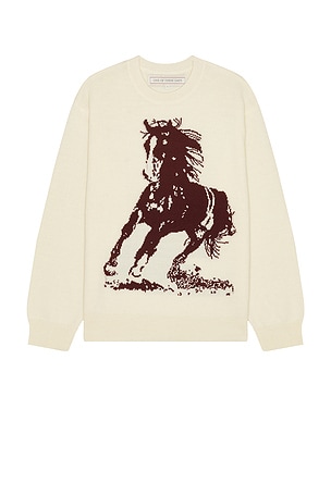 Running Horse Knit Sweater ONE OF THESE DAYS