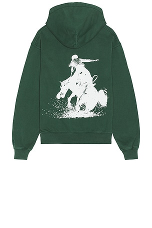 ONE OF THESE DAYS Mustang Hoody in Green