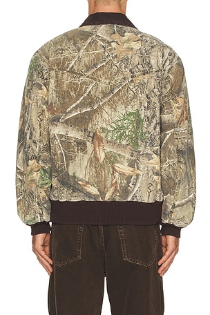 ONE OF THESE DAYS Camo Ranch Jacket in Brown. Size XL/1X. Also