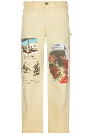 Just Like It Began Painters Pant All Over Artwork ONE OF THESE DAYS