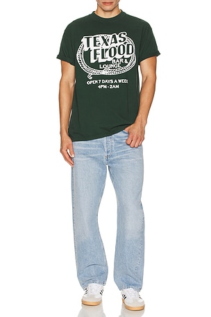 ONE OF THESE DAYS Texas Flood Tee in Dark Green. Size XXL/2X. Also