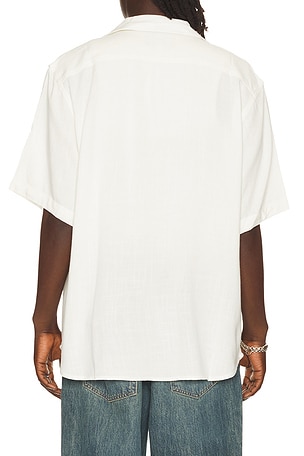 ONE OF THESE DAYS Tomorrow Has Already Spoken Camp Shirt in Ivory