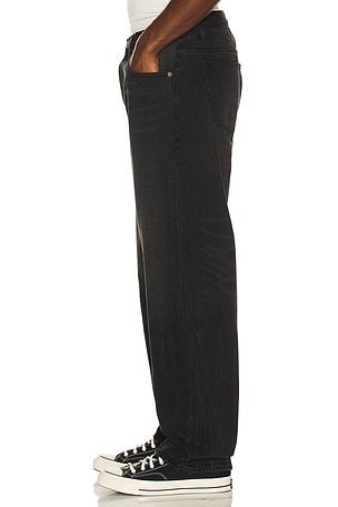 Obey Boxcar Straight Leg Denim Jeans in Black