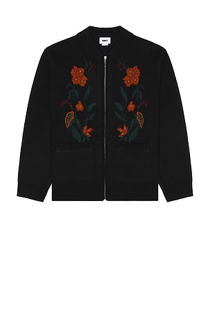 Floral Zip Cardigan Obey