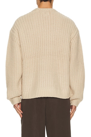 Obey Bold Chunky Sweater in Brown