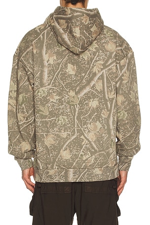 Obey Collegiate Hoodie in Brown