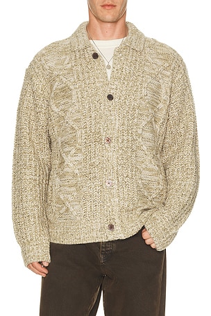 Isar Button Up Sweater Obey