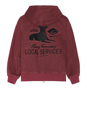 Local Service Zip Up Hoodie Obey