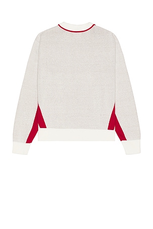 Obey Soccer Polo Sweater in White