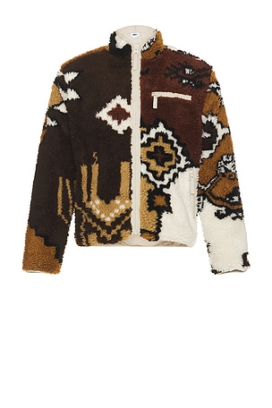 Morrocan Rug Sherpa Jacket Obey