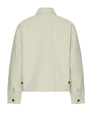 Obey Vernon Zip Jacket in Cream