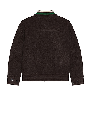 Obey Arden Blouson Jacket in Brown