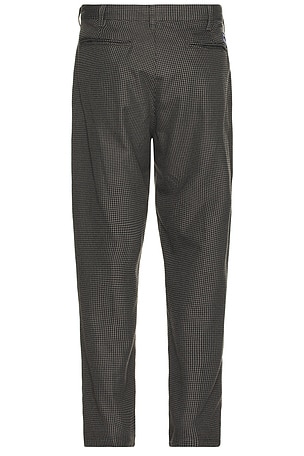 Obey Fubar Houndstooth Pleated Pant in Blue